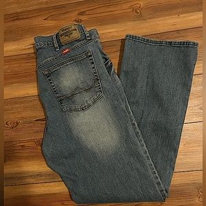 Mens Wrangler relaxed Boot jeans size 36W 32L, excellent condition